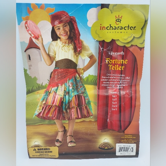 *SHIPS SAME/NEXT DAY!* Gypsy Fortune Teller Costume - Sizes Available! QUALITY!! - Picture 1 of 6